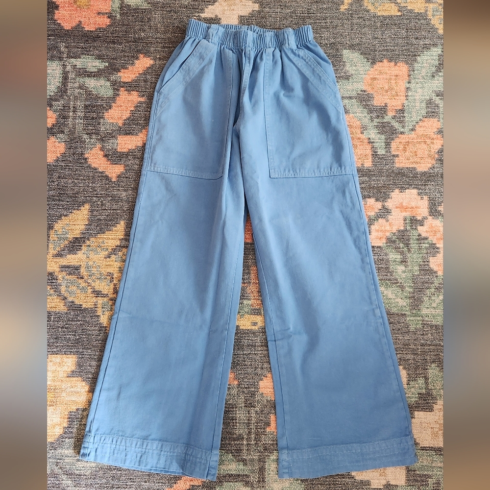Big Bud Press Blue Action Pants XS Elastic Waist Pull On
